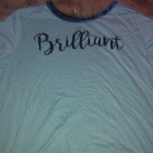 Brilliant blue t-shirt